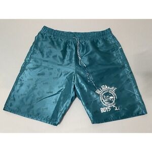 Billionaire Boys Club Star Gazer Shorts Mens XXL‎ Blue Shiny Light Astronaut